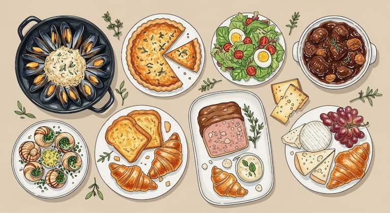 Famous French Foods and drinks